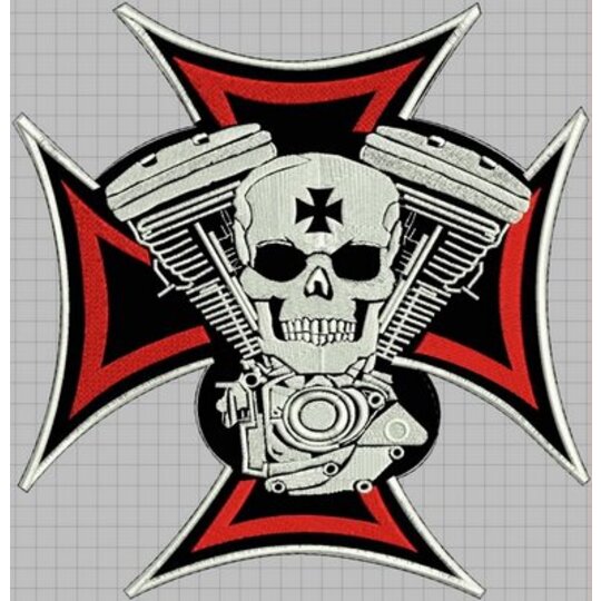 Nášivka valce+kríž M72